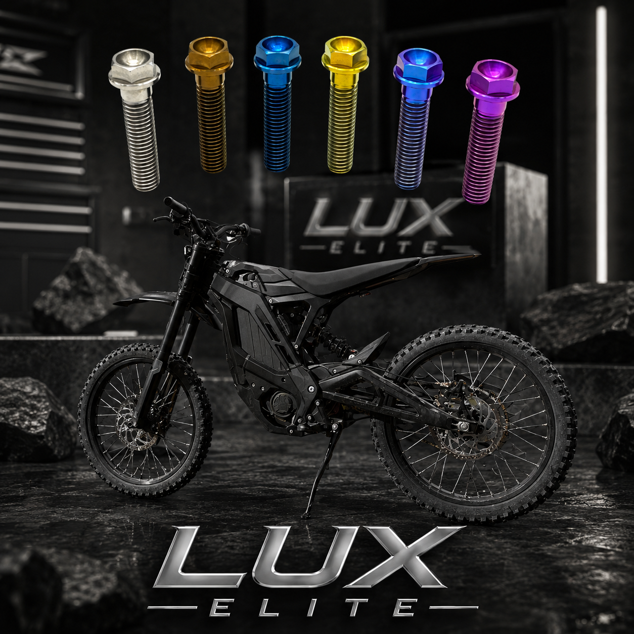 Titanium Full Bolt Kit E-Ride Pro 2.0